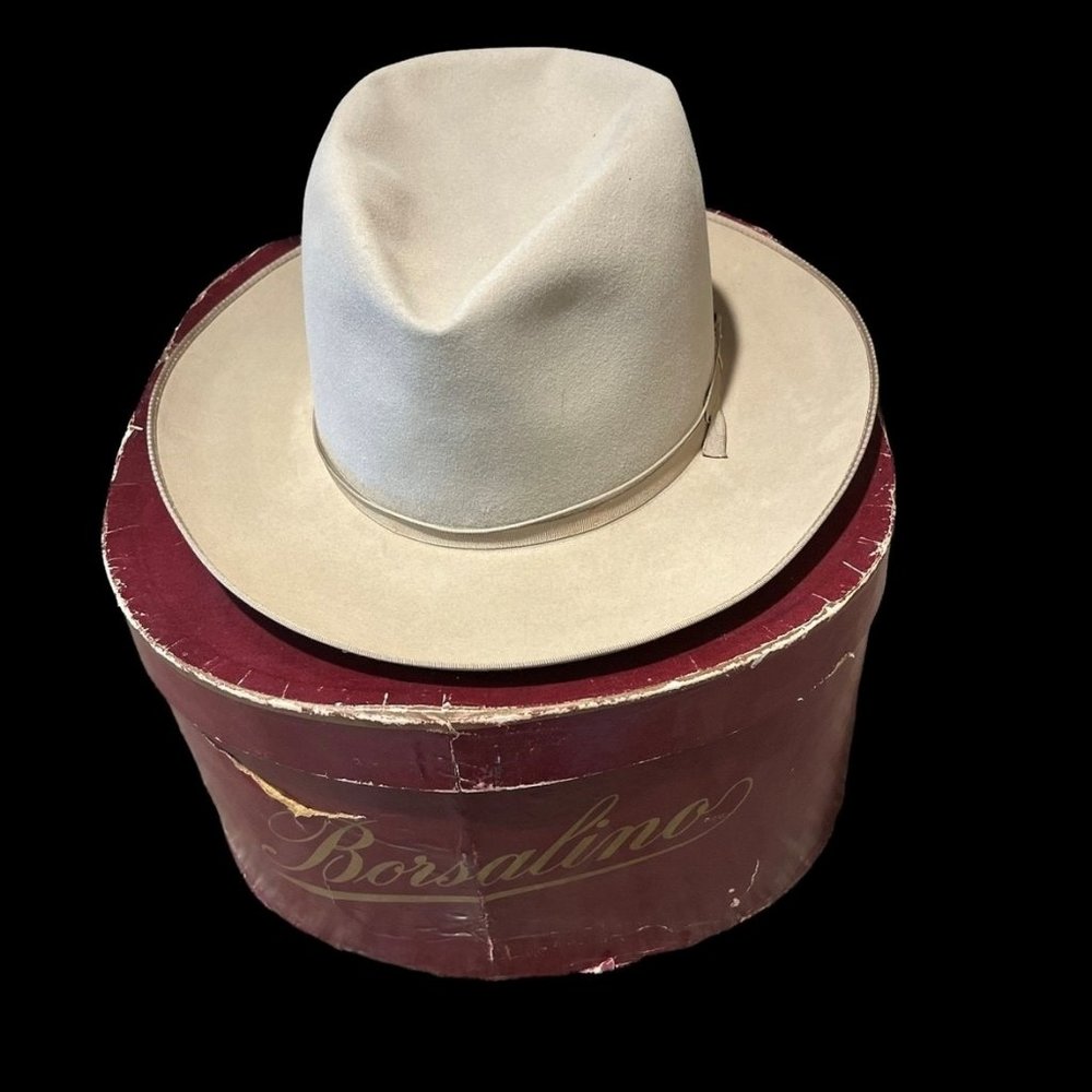 Vintage 1940s Borsalino Alessandria Size 7 3/8